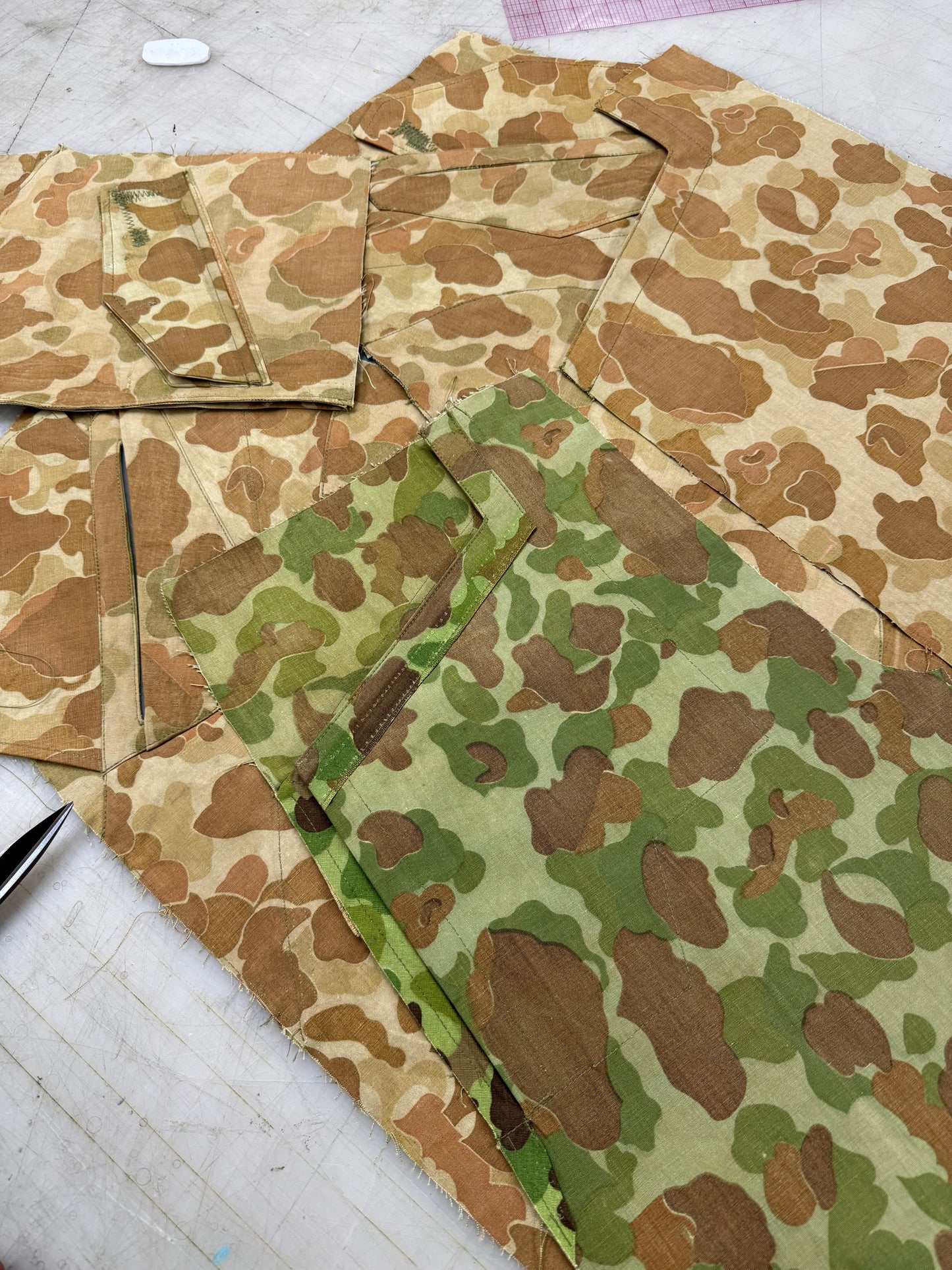 50s Mitchell Camo Reversible Paramarine Pants V2