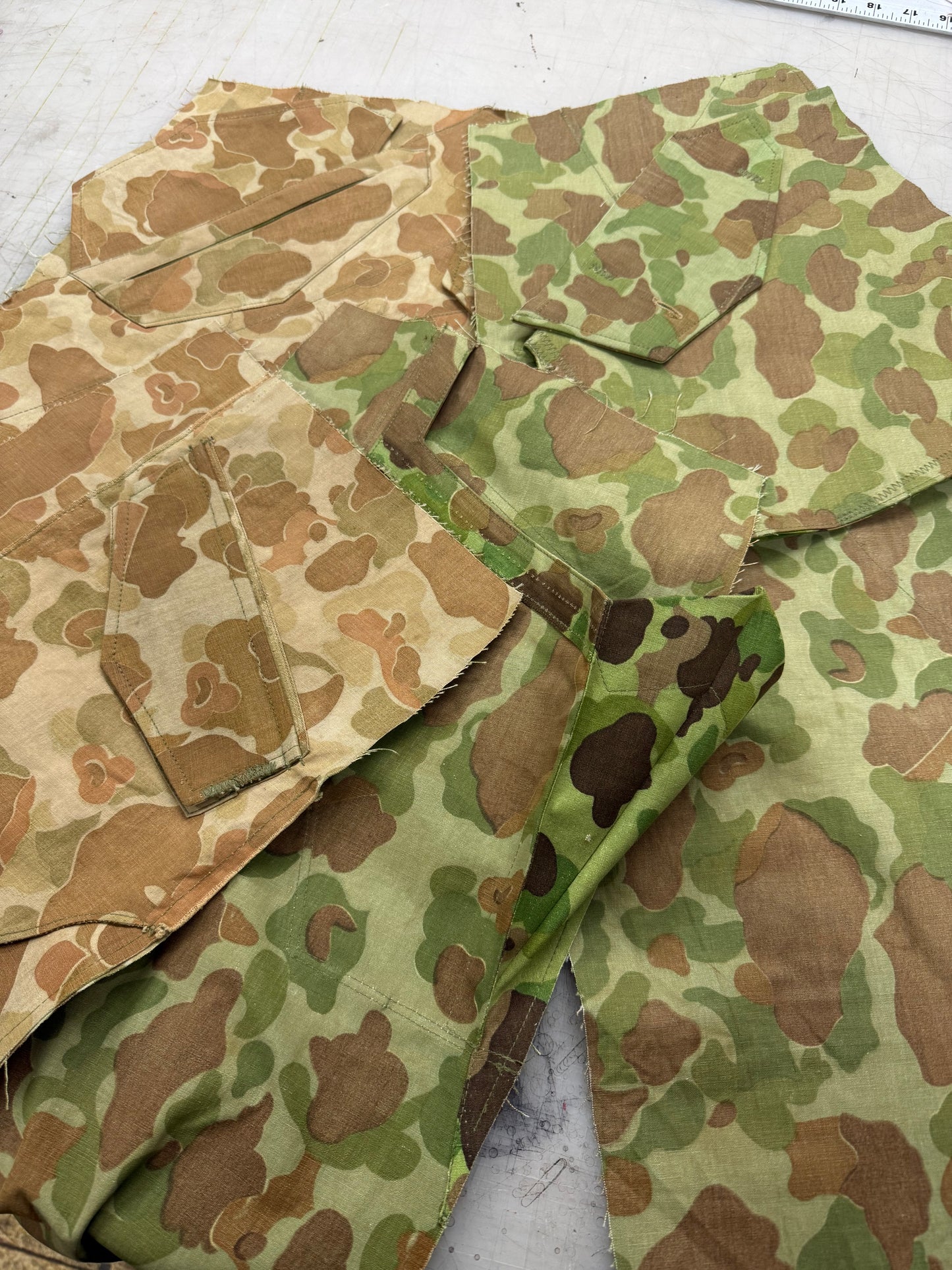 50s Mitchell Camo Reversible Paramarine Pants V2
